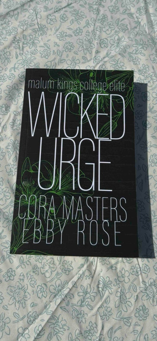 Wicked Urge Malum Kings College Elite Book 2 by Cora Masters Signed with Swag