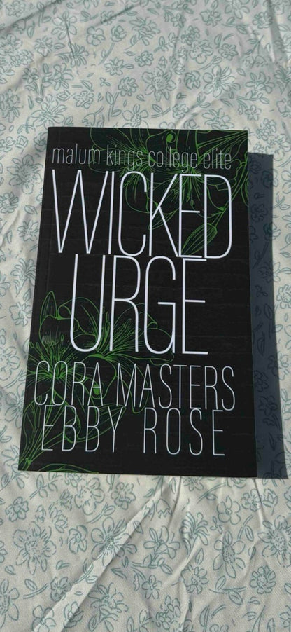 Wicked Urge Malum Kings College Elite Book 2 by Cora Masters Signed with Swag