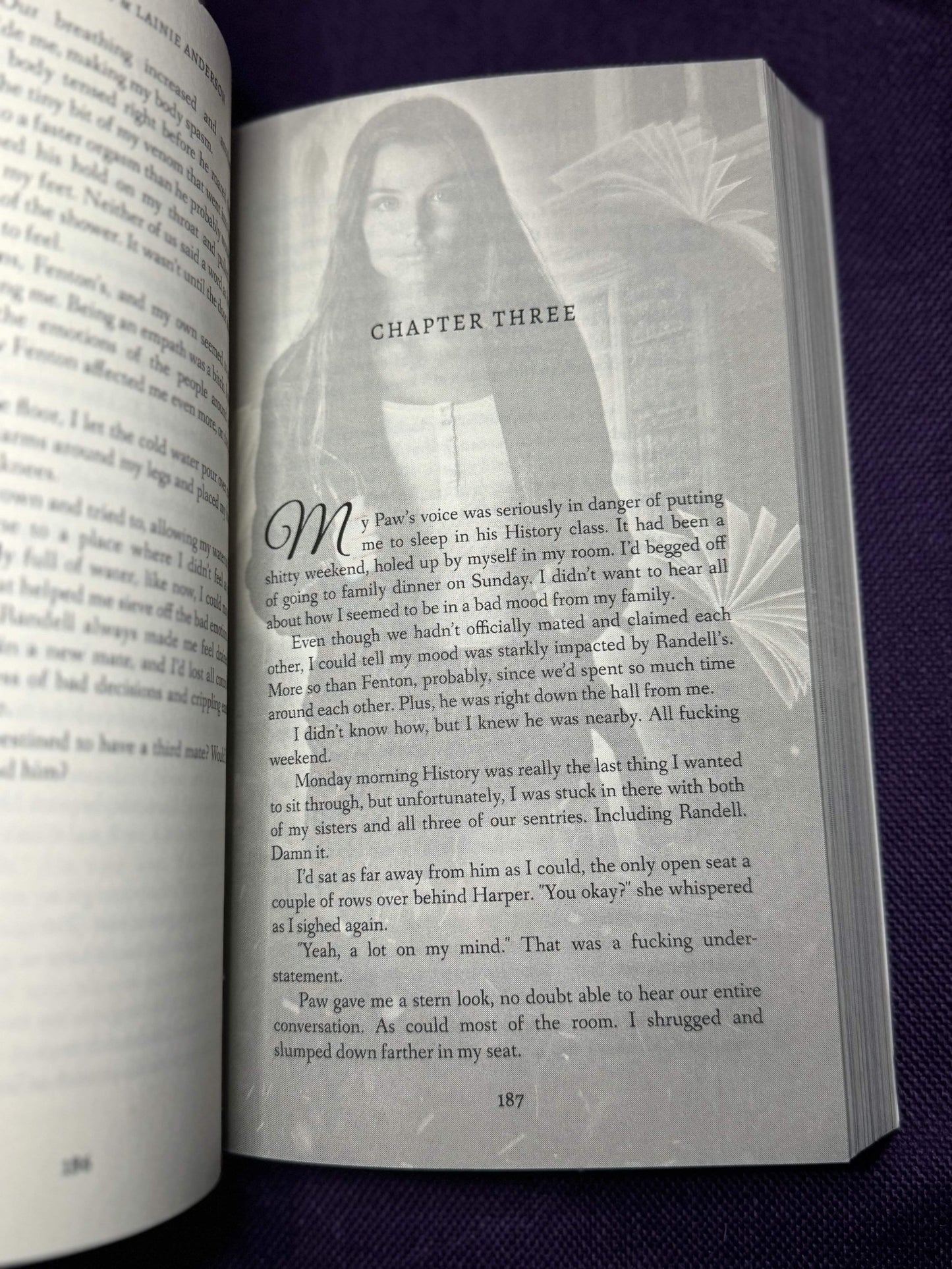 Academy's Rise Complete Series Omnibus Paperback Signed by Lainie Anderson with Lia Davis digital signature with swag pack