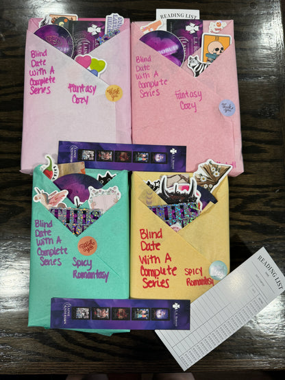 Blind Date with a Slightly Imperfect Book! With Swag, Signed by the Author Dark Romance Edition