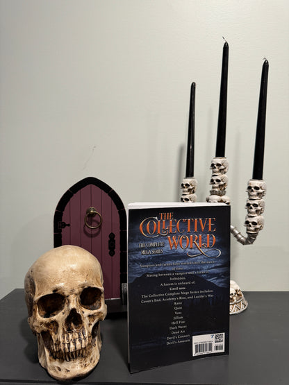 The Collective World signed paperback mega series signed with swag pack
