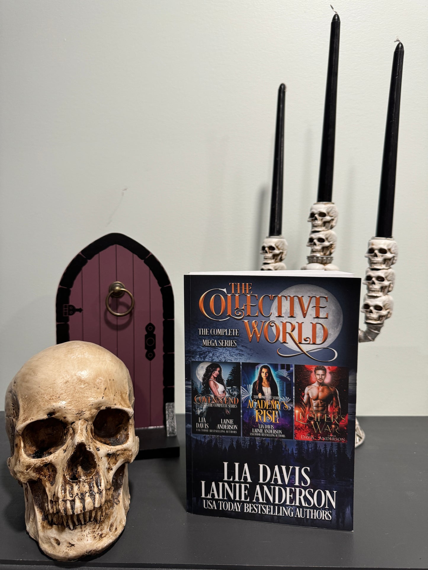 The Collective World signed paperback mega series signed with swag pack