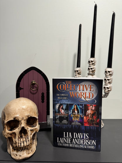 The Collective World signed paperback mega series signed with swag pack