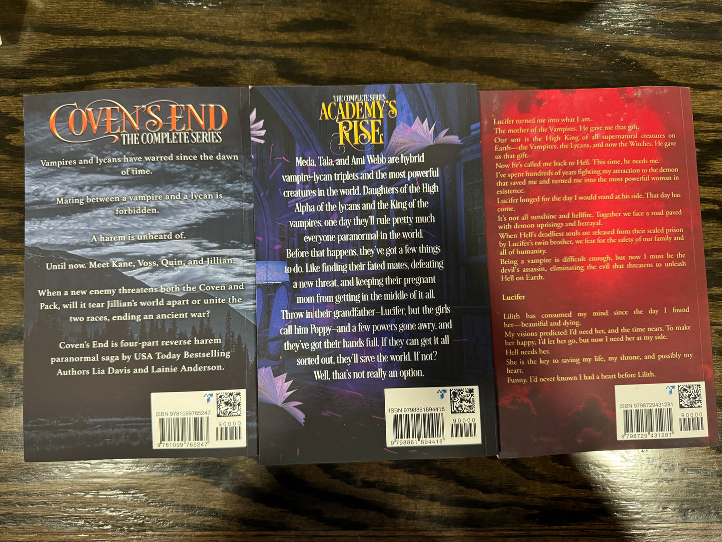 The Collective World MegaSeries: 3 Complete Series Bundle! Signed by Lainie Anderson and Lia Davis with Swag