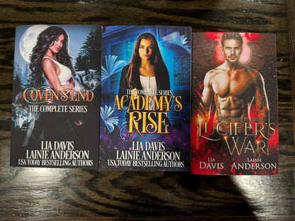 The Collective World MegaSeries: 3 Complete Series Bundle! Signed by Lainie Anderson and Lia Davis with Swag