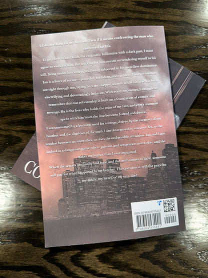 Corrupt Game signed by Cora Masters. An Enemies to Lovers Dark Romance Standalone. With Swag Pack