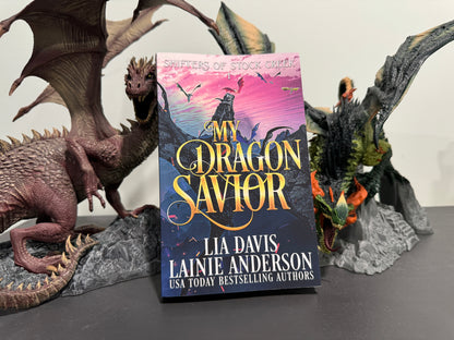 My Dragon Savior Signed Lainie Anderson Paperback with Swag!