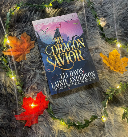My Dragon Savior Signed Lainie Anderson Paperback with Swag!