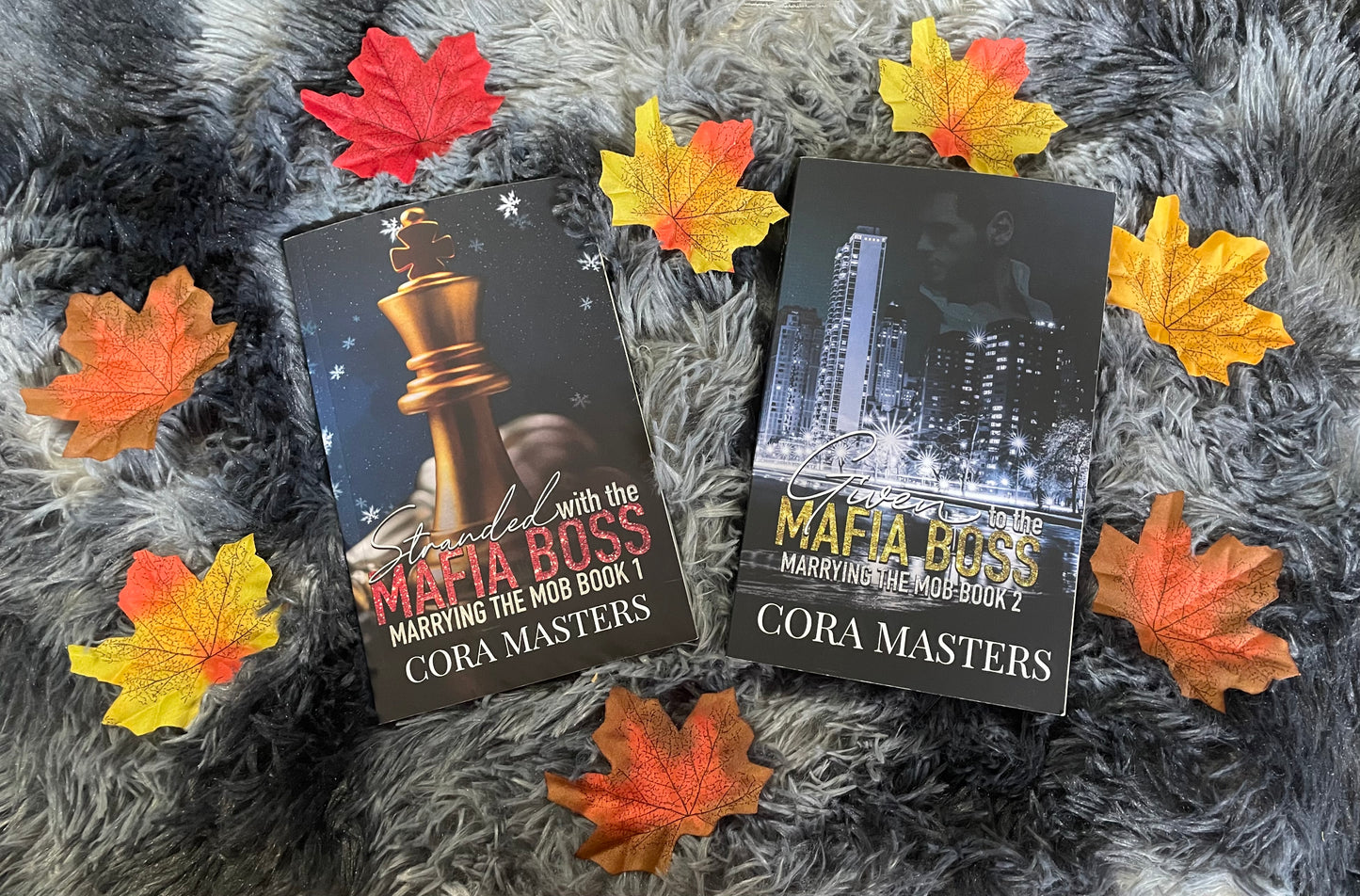 Marrying the Mob books 1 and 2 signed by Cora Masters plus swag