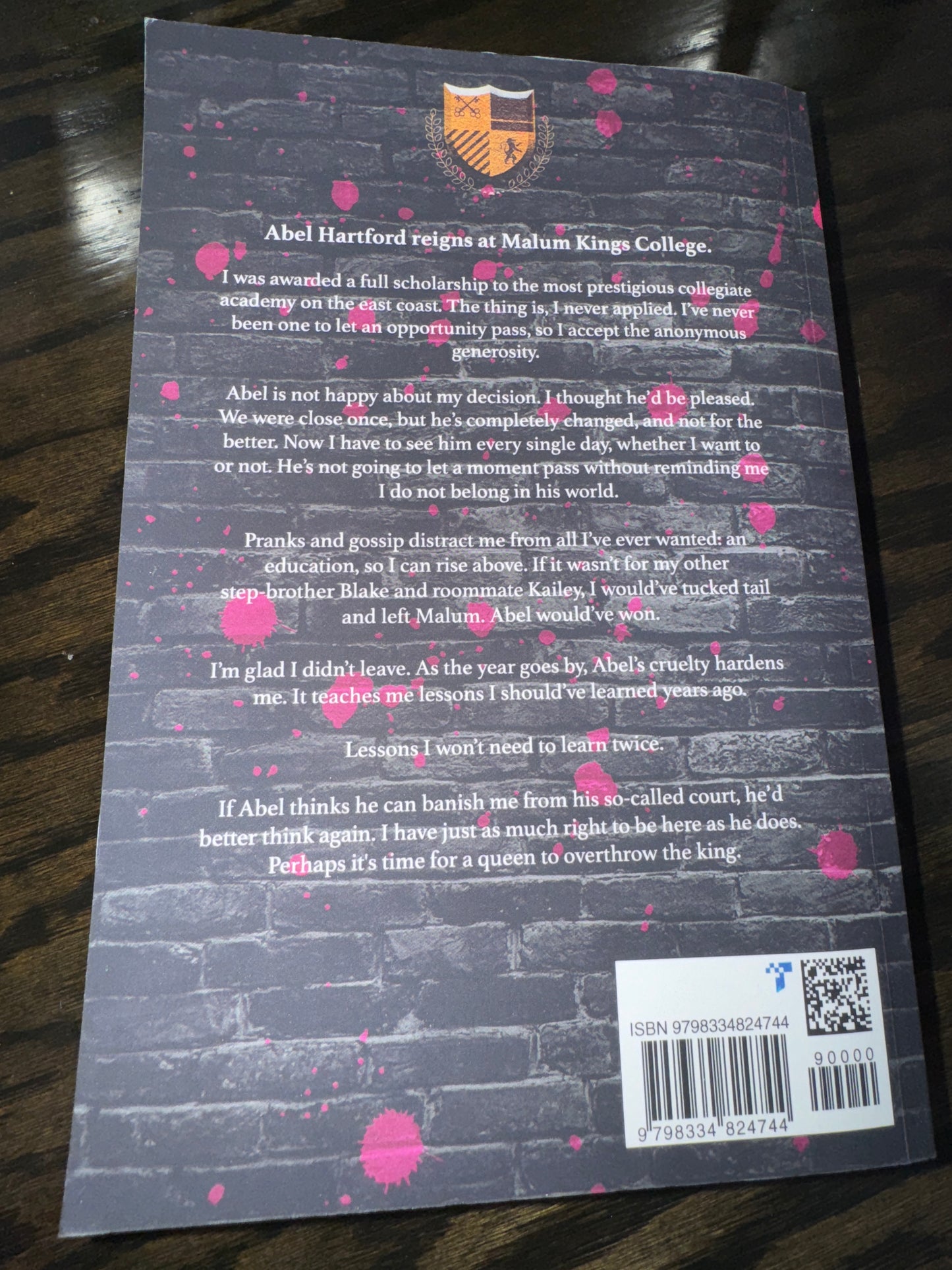 Malum Kings College Elite Duology Signed by Cora Masters With Swag