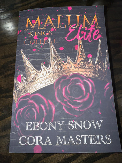 Malum Kings College Elite Duology Signed by Cora Masters With Swag