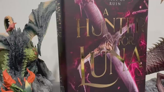 A Hunter For Luna Hardback Special Full Color Edition with swag pack signed by Cora Masters