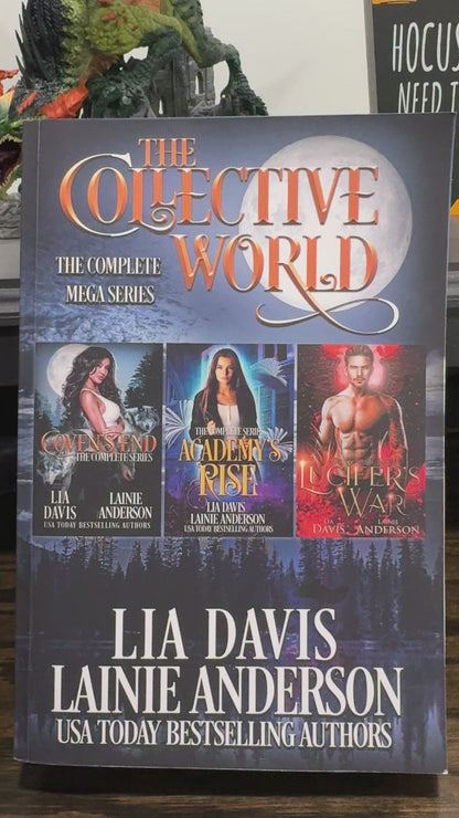 The Collective World signed paperback mega series signed with swag pack