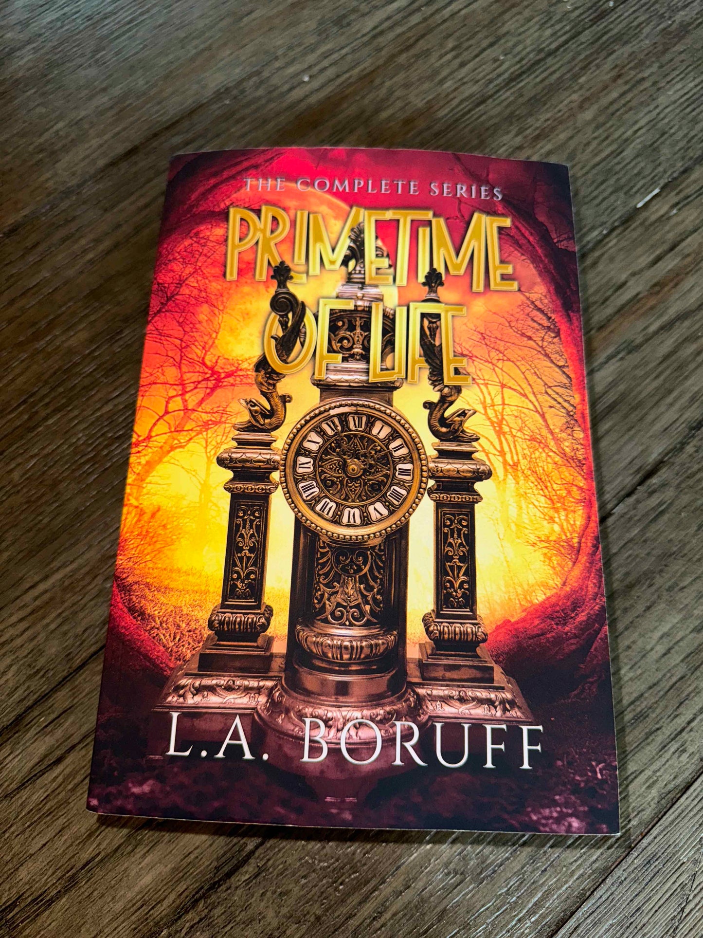 Primetime of Life The Complete Series SIGNED by L.A. Boruff Paperback with swag pack