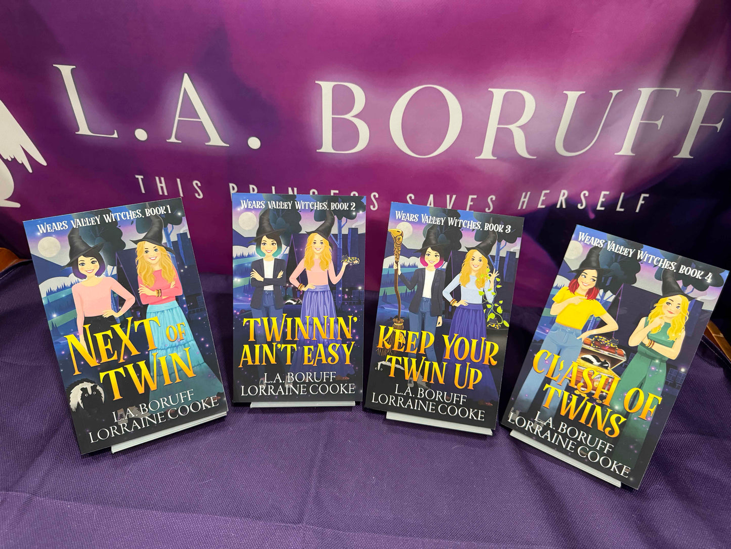 Wears Valley Witches books 1-5 with swag by L.A. Boruff and Lorraine Cooke