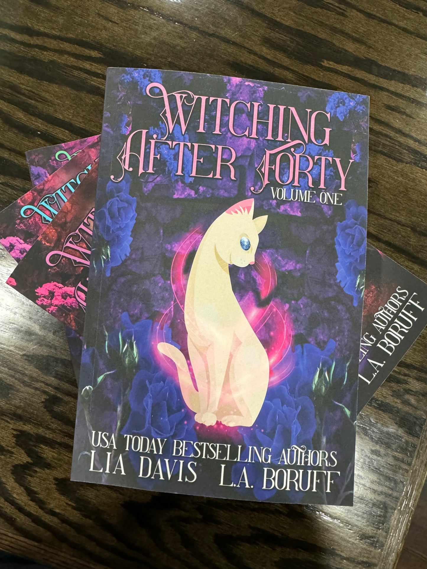 Witching After Forty Volumes 1-4 Signed by L.A. Boruff with swag!!