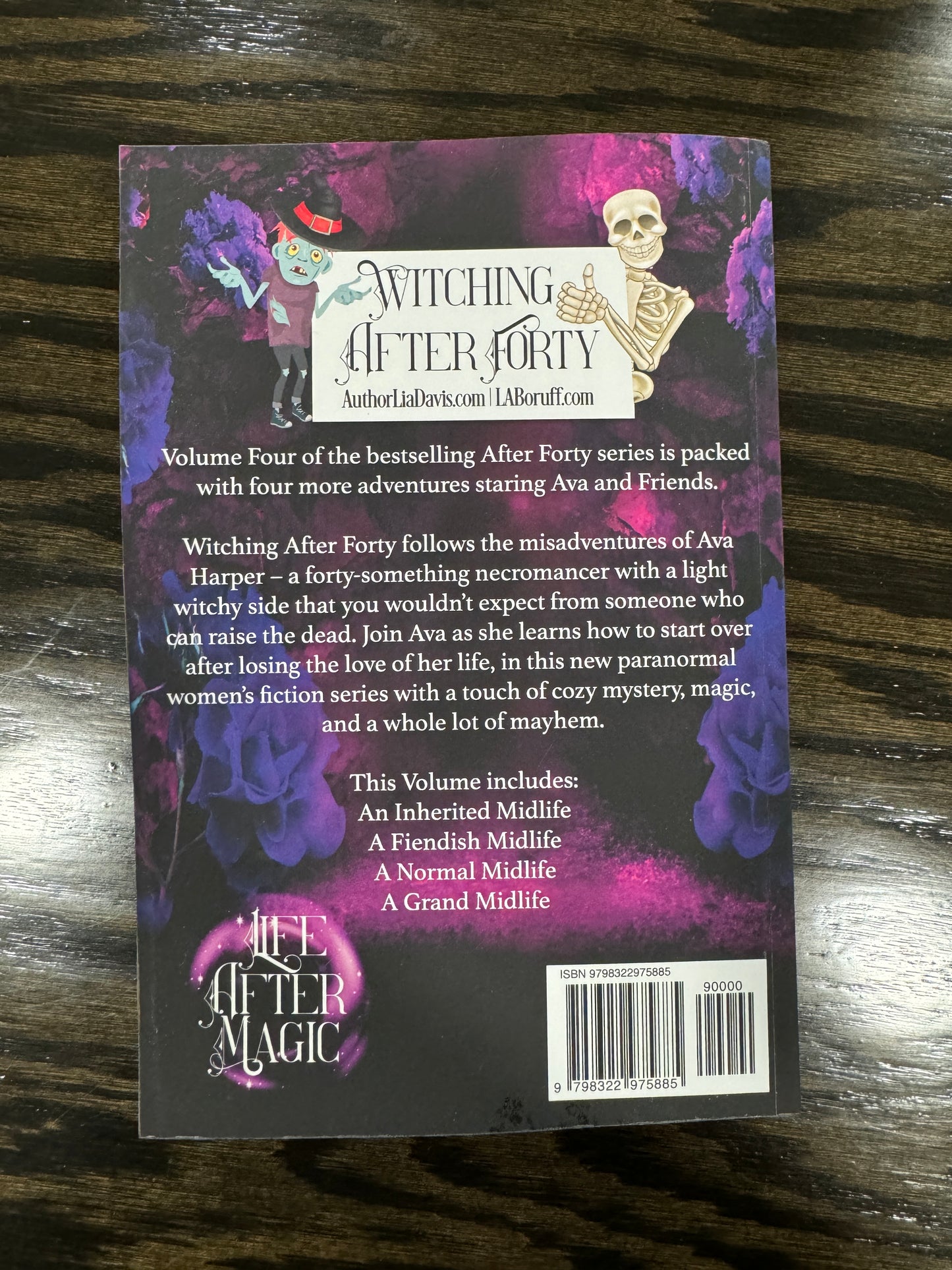Witching After Forty Volumes 1-4 Signed by L.A. Boruff with swag!!