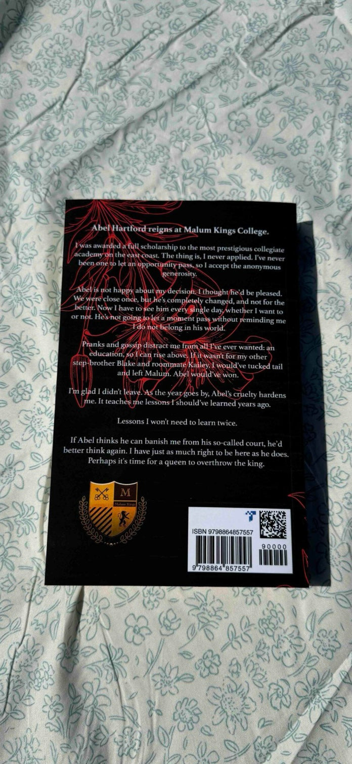 Wicked Lure: Malum Kings College Elite Book 1 by Cora Masters Signed with Swag