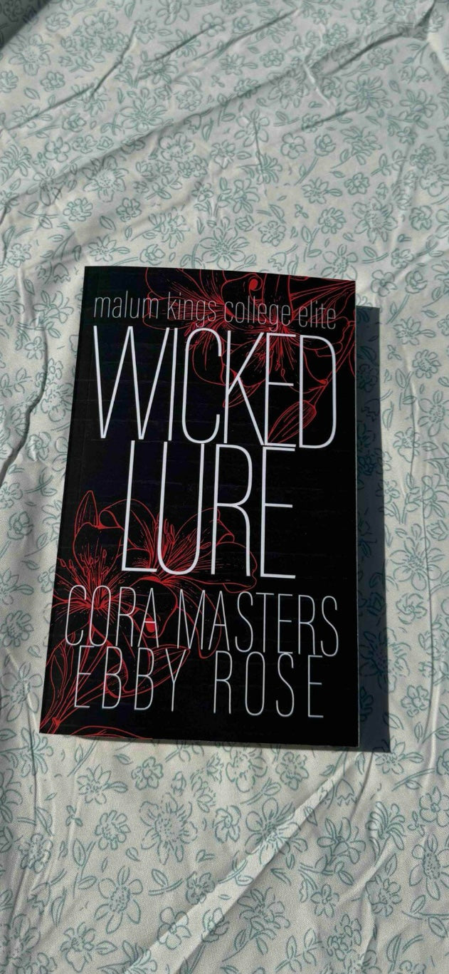 Wicked Lure: Malum Kings College Elite Book 1 by Cora Masters Signed with Swag